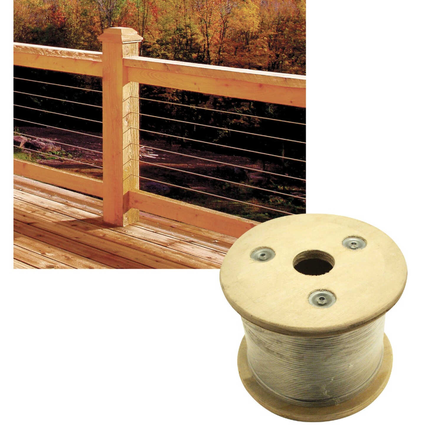 Atlantis Rail System RailEasy 500 Ft. Railing Cable Image 1