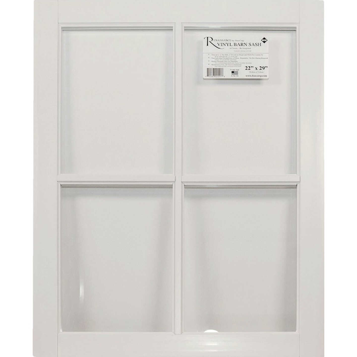 Duo-Crop. Renaissance 20 In. x 25 In. Vinyl Barn Sash Image 1