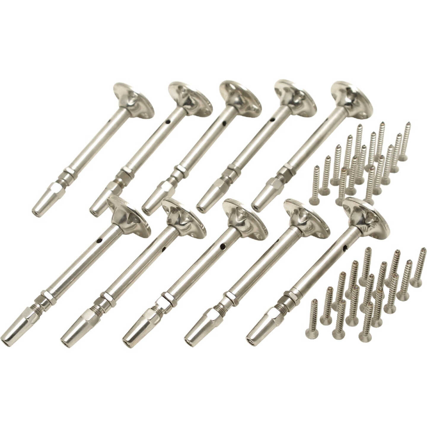 Atlantis Rail System RailEasy 5/32 In. Dia. Stainless Steel Cable Tensioner (10-Pack) Image 4