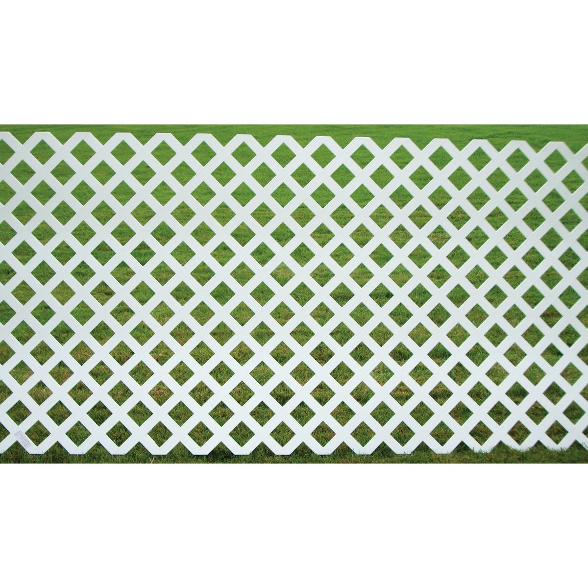 Deckorators 4 Ft. W x 8 Ft. L x 1/8 In. Thick White Vinyl Lattice Panel Image 2
