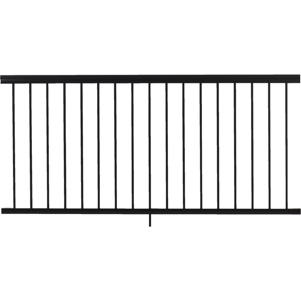 Gilpin Summit 36 In. H. x 6 Ft. L. Black Aluminum Railing