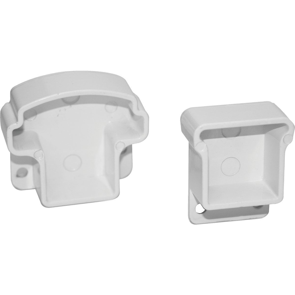 Gilpin Summit White Aluminum Railing Mounting Rail Bracket (2-Pack)