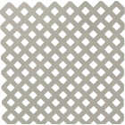 Deckorators 4 Ft. W x 8 Ft. L x 1/8 In. Thick Gray Vinyl Privacy Lattice Panel Image 1