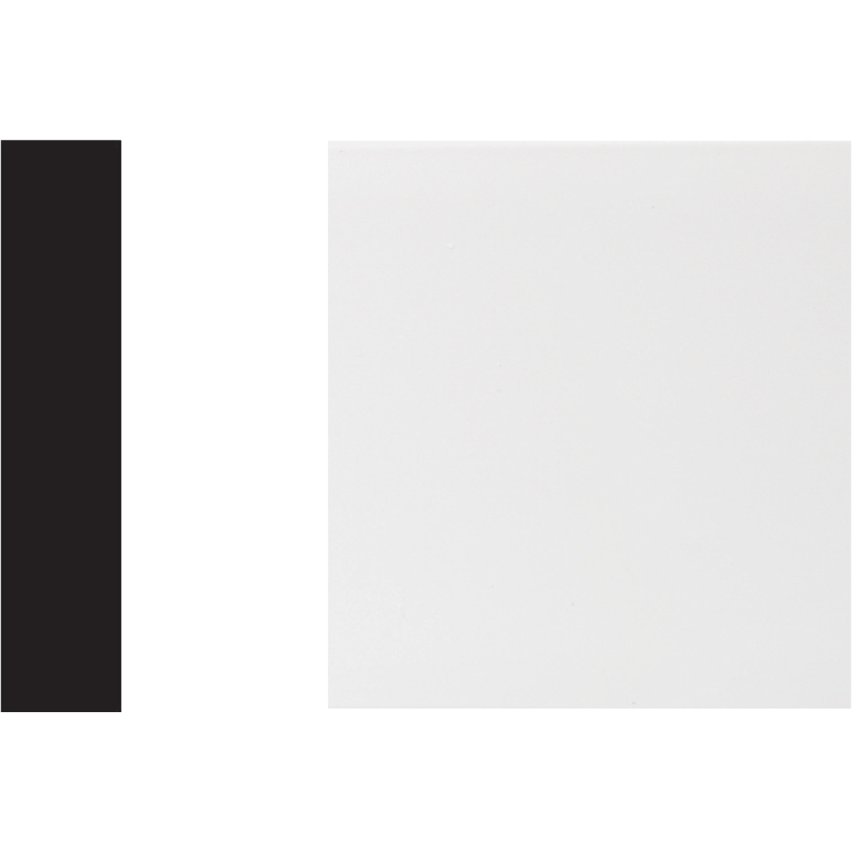 Royal Trimplank 1 In. x 4 In. x 12 Ft. White PVC Board