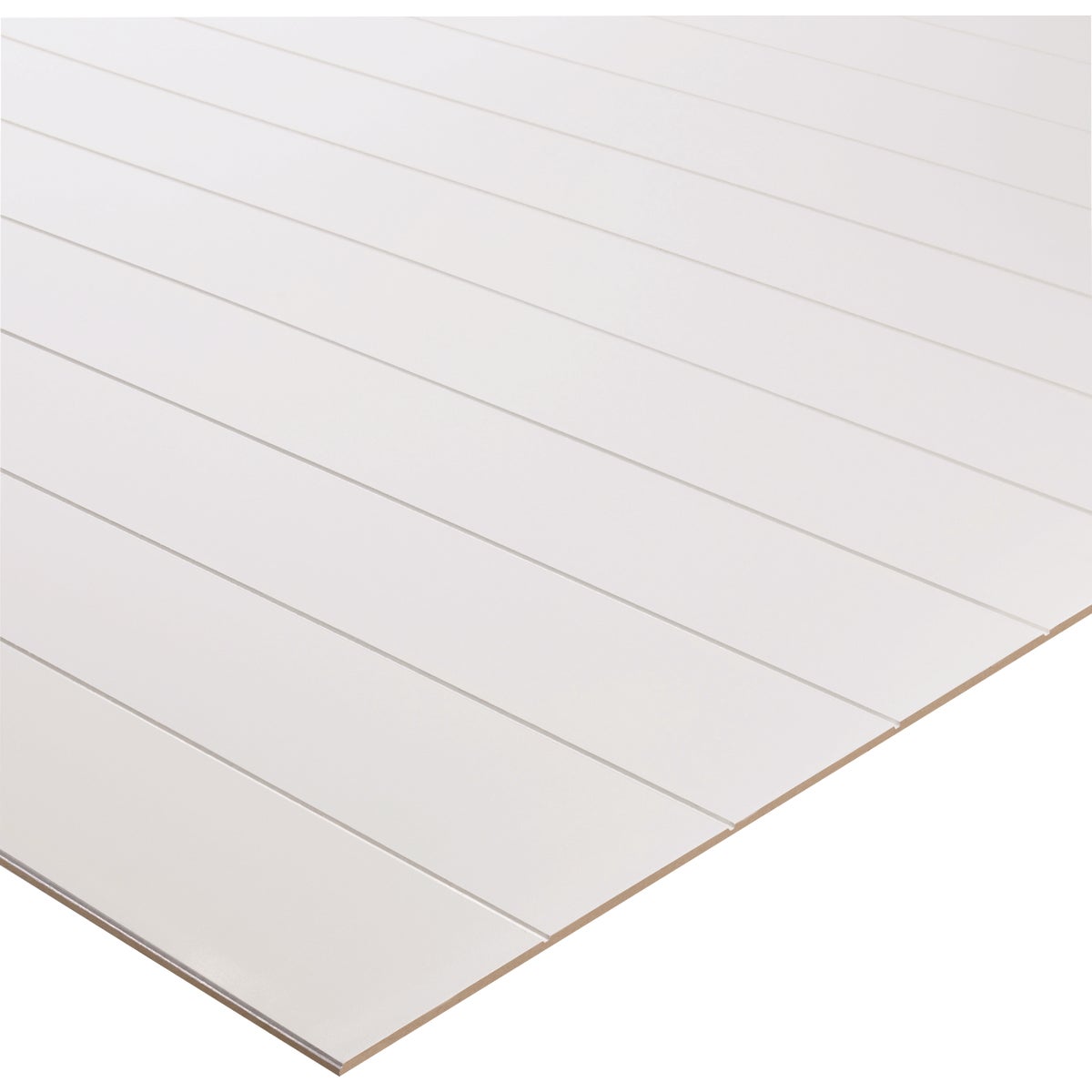 Global Product Sourcing 7/32 In. x 4 Ft. x 8 Ft. White Nickel Gap Shiplap Panel