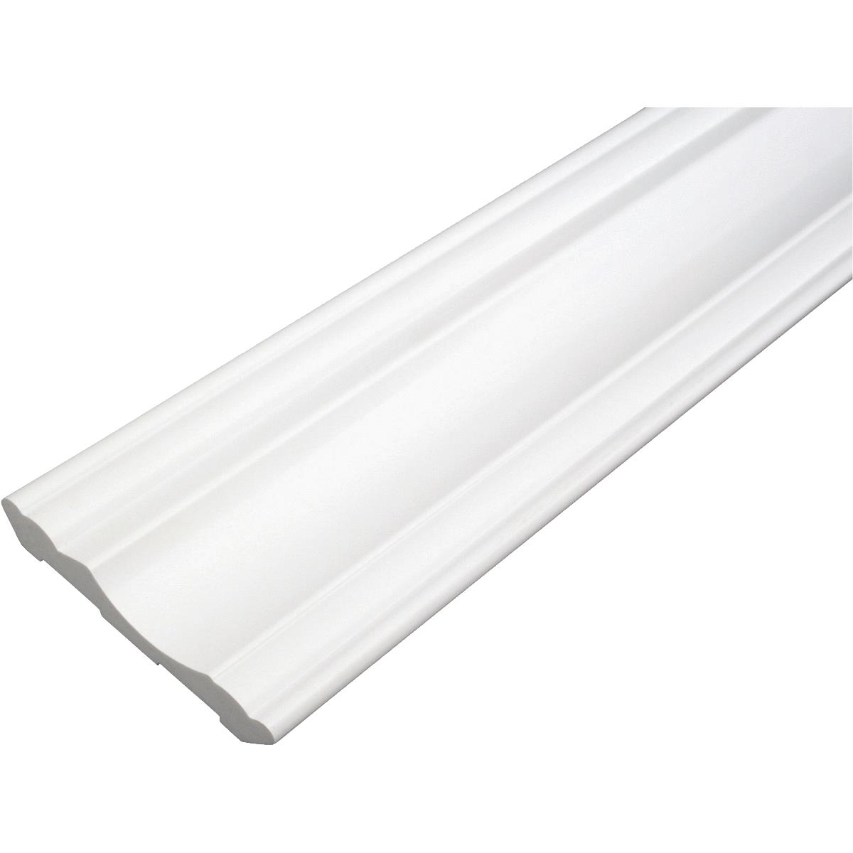 3-1/2"X8' WHT COL CROWN