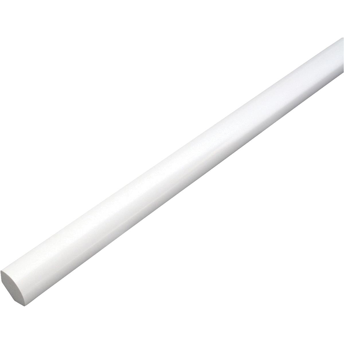5/8"X8' WHT QTR ROUND