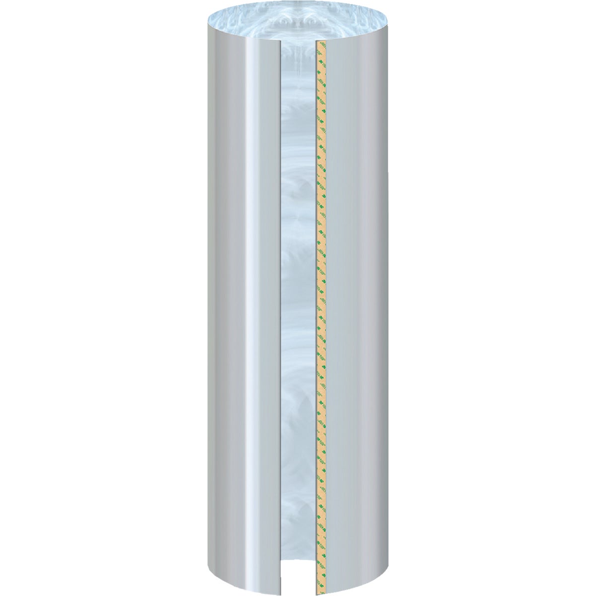 Kennedy Skylights 10 In. x 20 In. Aluminum Extension Tube