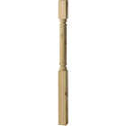 ProWood 4 In. x 4 In. x 54 In. Treated Wood Colonial Newel Post Image 1