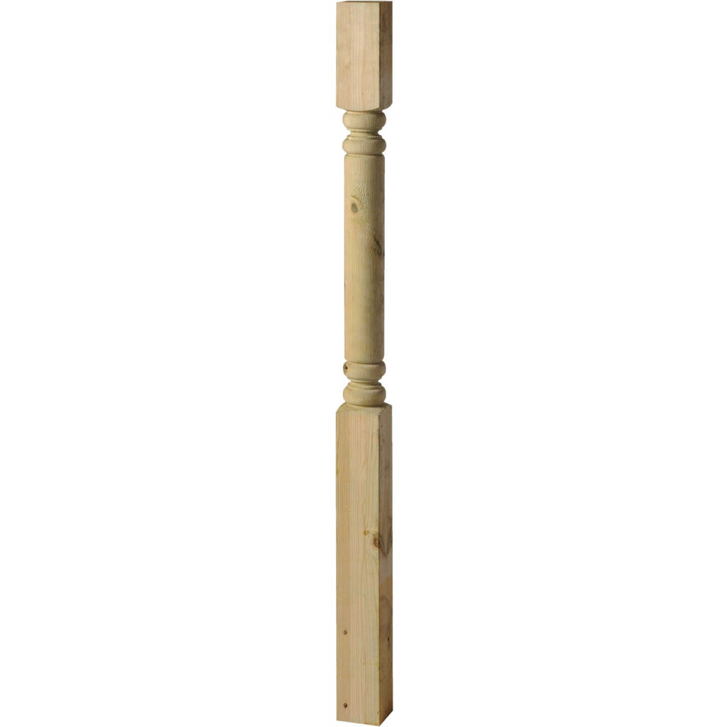 ProWood 4 In. x 4 In. x 54 In. Treated Wood Colonial Newel Post Image 1
