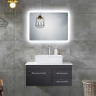 Lighted Impressions Blazer Frameless 32 In. W x 24 In. H Vanity Mirror with LED Lights Image 2