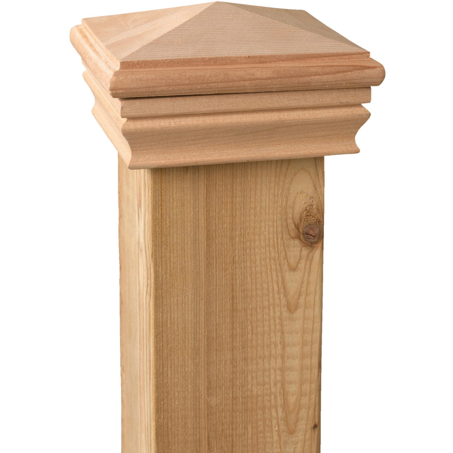 Deckorators 4 In. x 4 In. Pressure-Treated Pine Press-On Post Cap Image 2