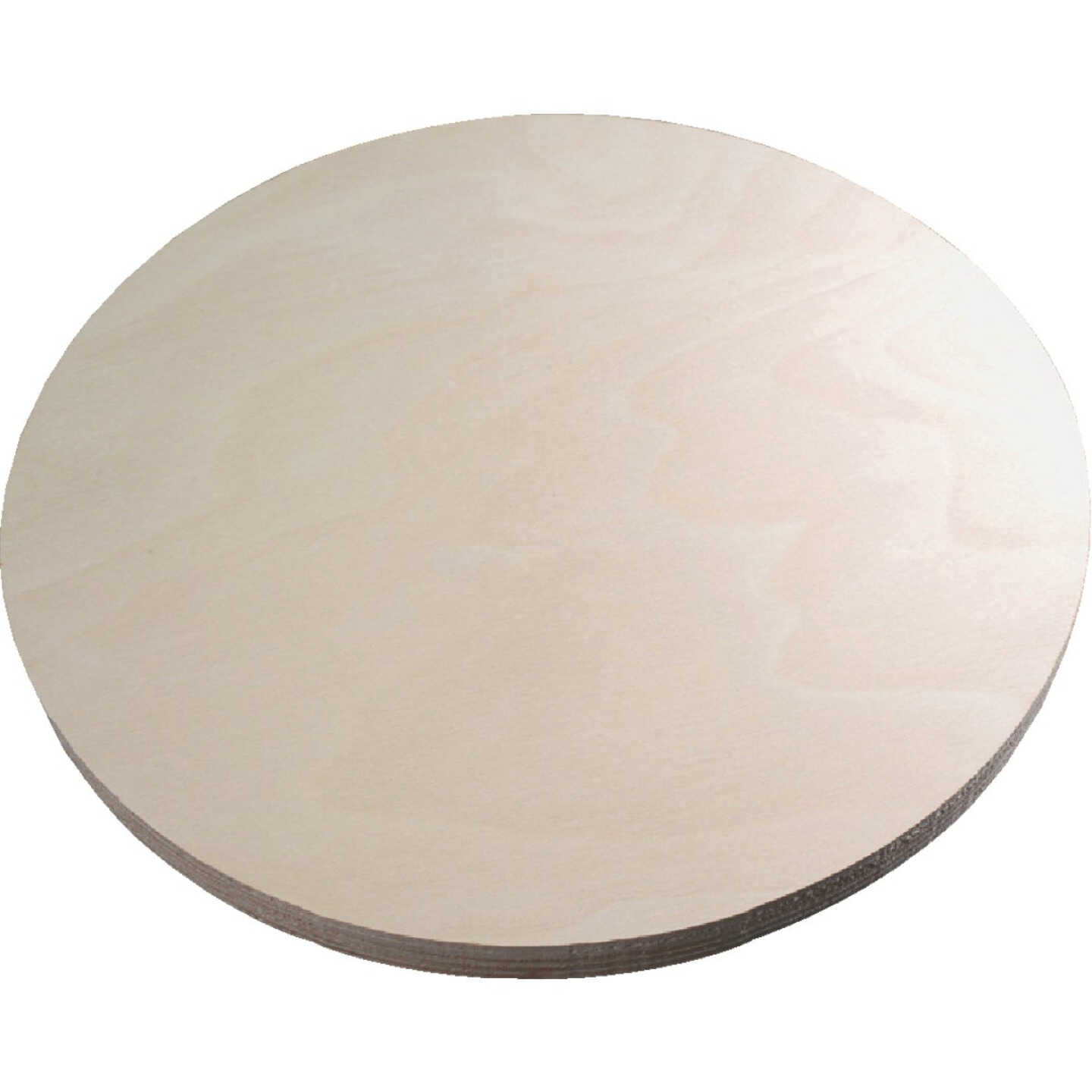 Alexandria Moulding 3/4 In. x 12 In. Plywood Round Image 1