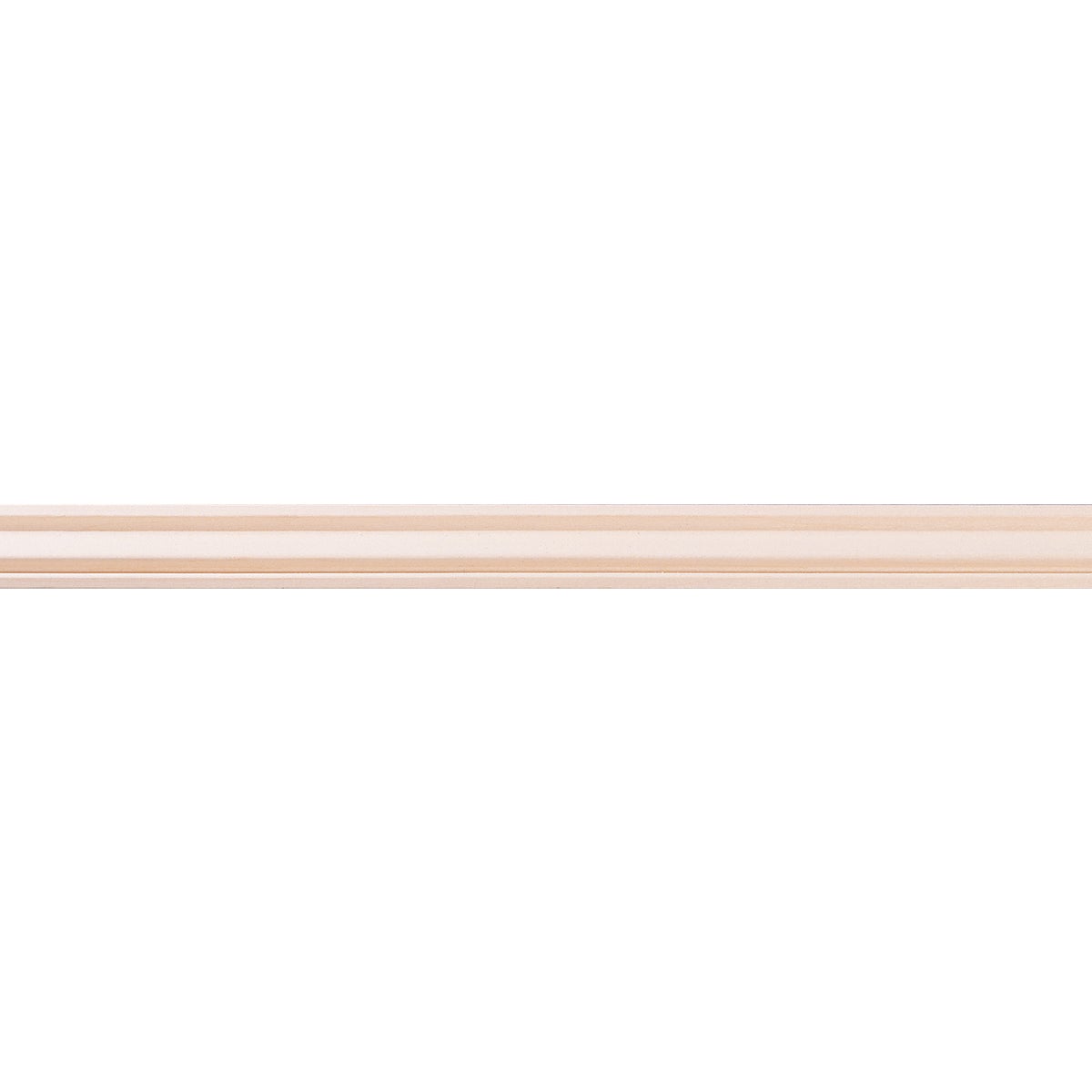 House of Fara 11/16 In. W. x 1-1/4 In. H. x 8 Ft. L. Hardwood Decorative Shoe Detail Molding Image 3