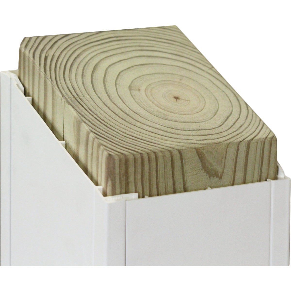 Beechdale 6 In. W. x 6 In. H. x 120 In. L. White PVC Smooth Post Wrap Image 2