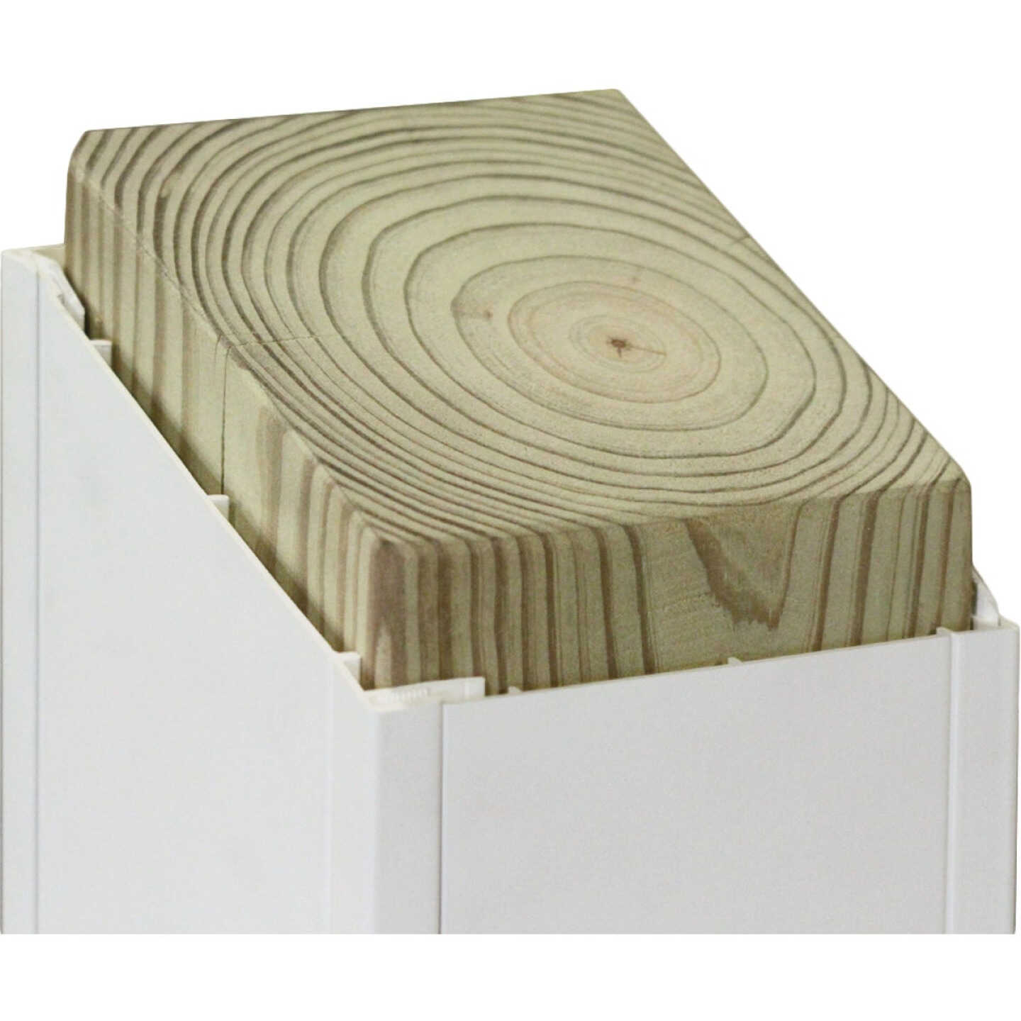 Beechdale 6 In. W. x 6 In. H. x 120 In. L. White PVC Smooth Post Wrap Image 2