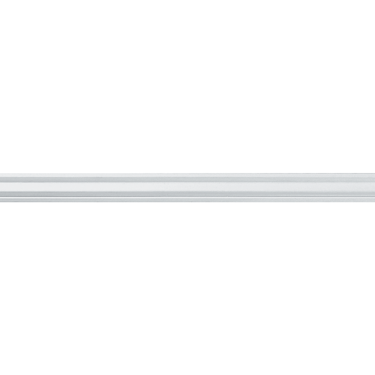 House of Fara 1/4 In. W. x 1-1/4 In. H. x 8 Ft. L. White MDF Shoe/Panel Image 2