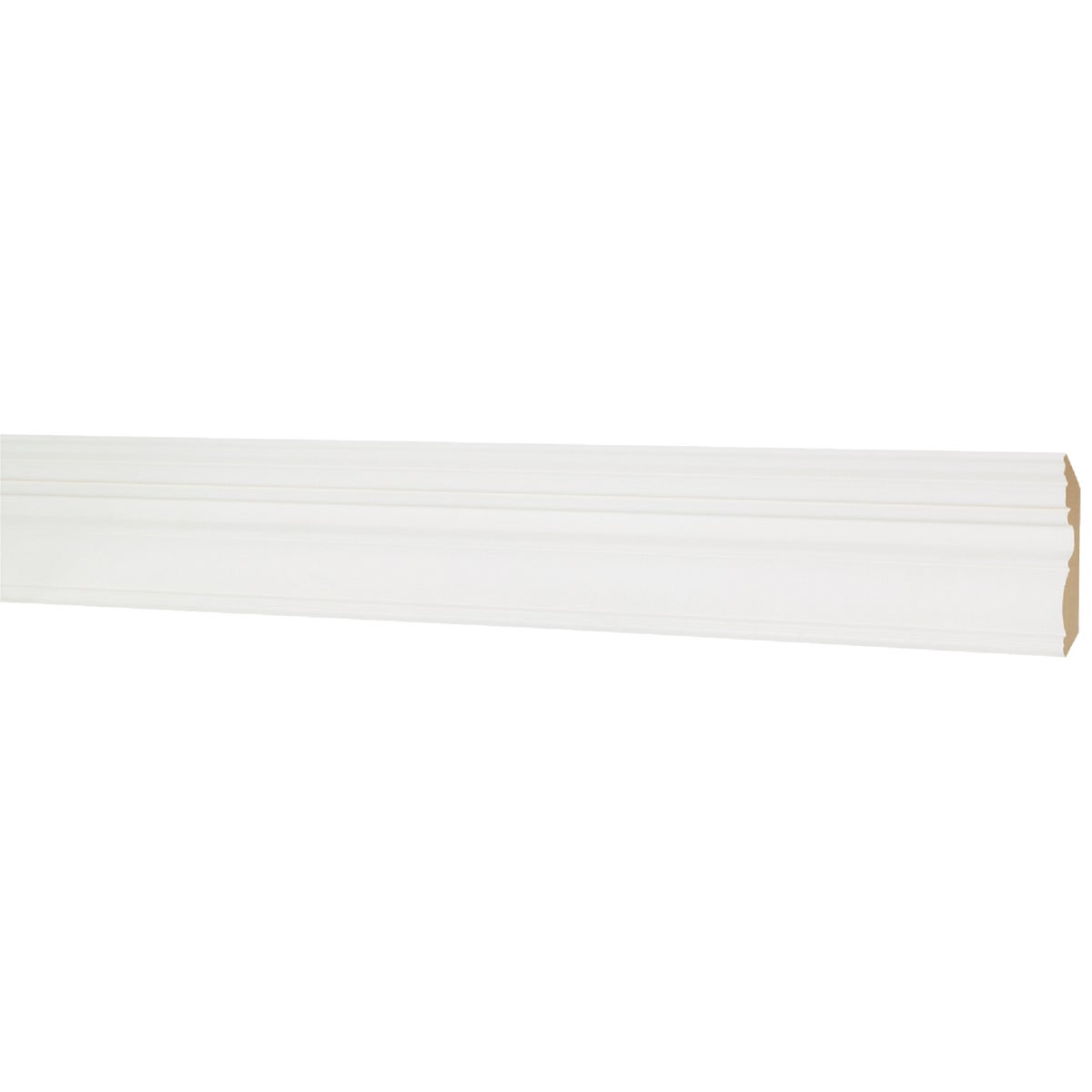 House of Fara 3/4 In. W. x 4-1/2 In. H. x 8 Ft. L. White Primed MDF Detail Crown Molding Image 3
