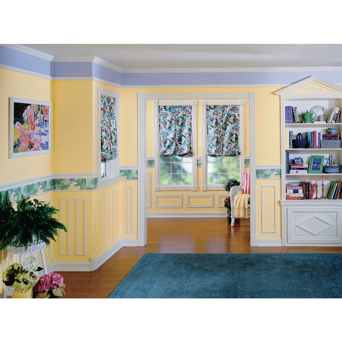 House of Fara 7/8 In. x 3-1/2 In. Primed MDF Rosette Image 2