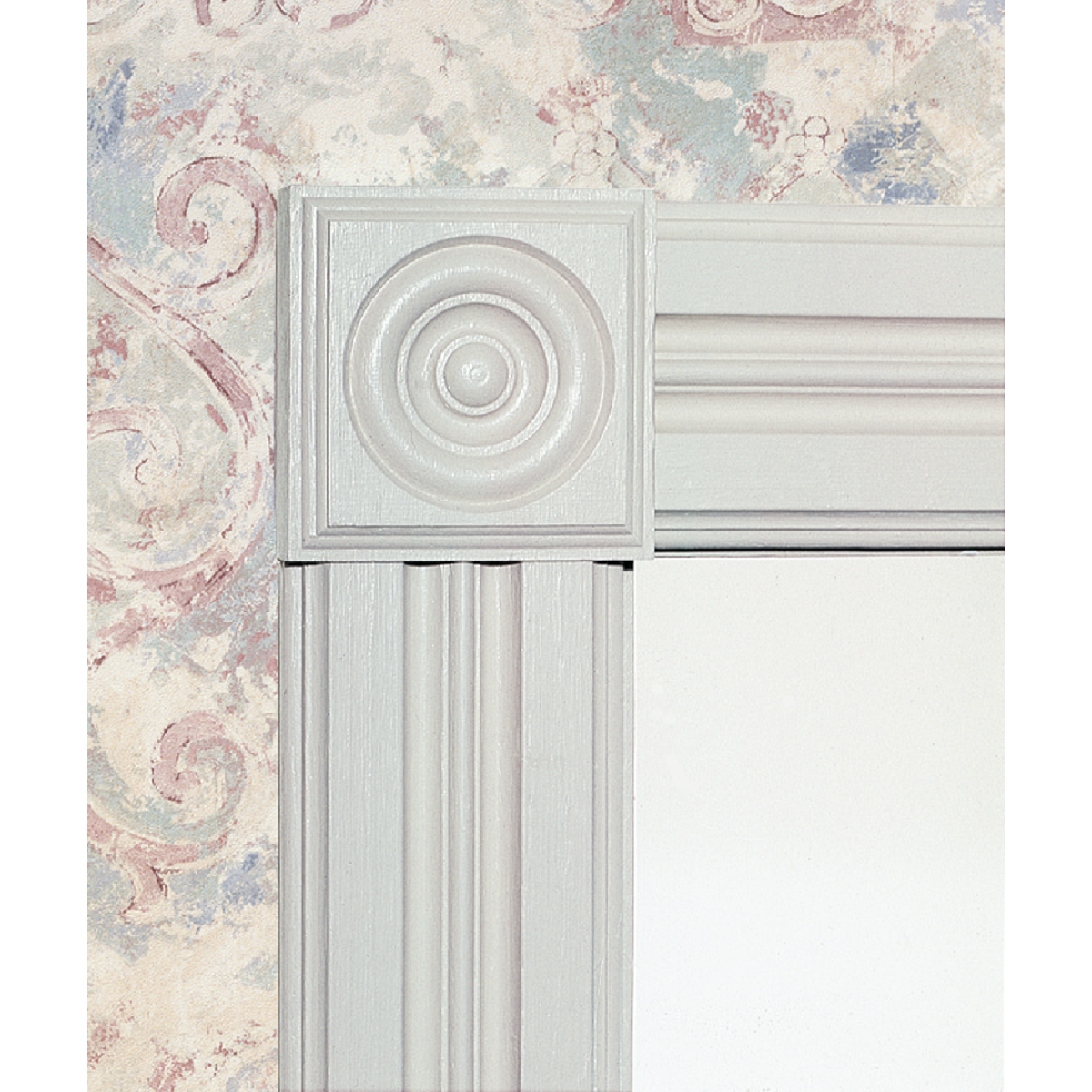 House of Fara 1-1/8 In. x 4-1/2 In. Primed MDF Rosette Image 2