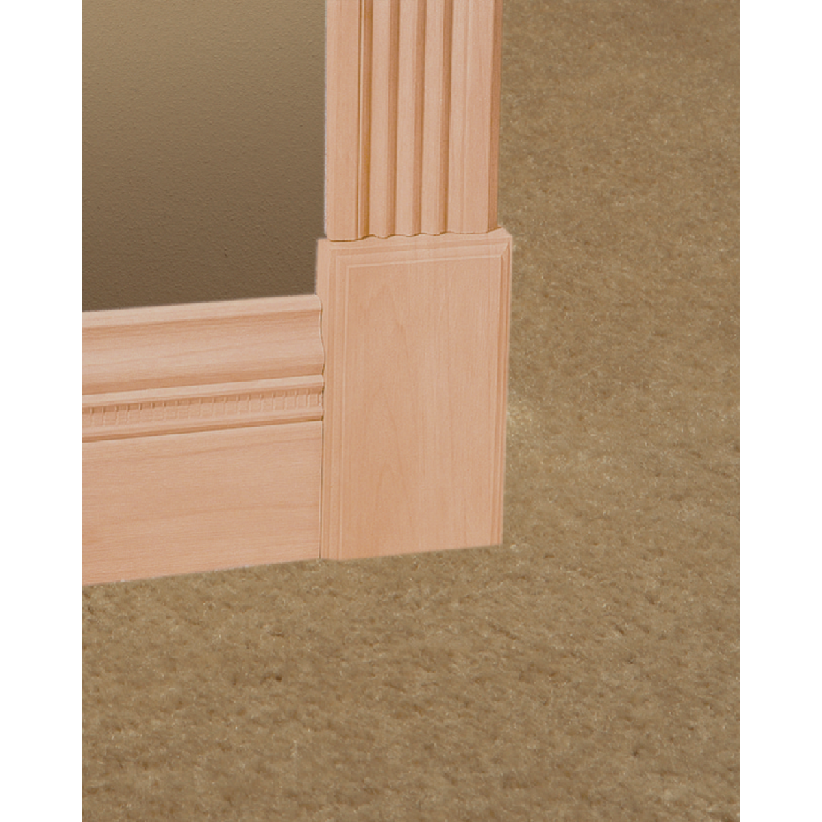 House of Fara 3/4 In. x 3/4 In. 8 Ft. Solid Red Oak Cove Molding Image 2