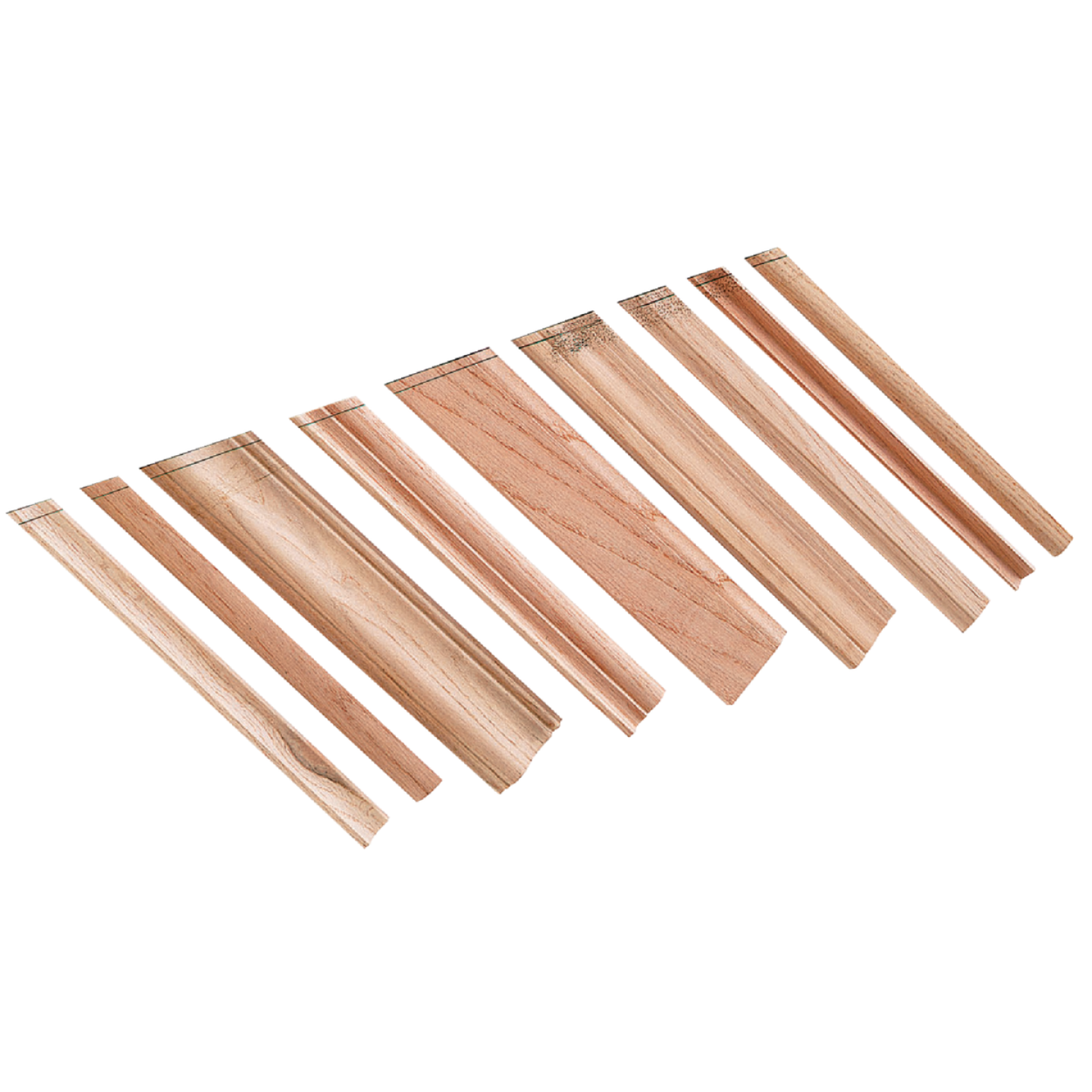 House of Fara 3/4 In. W. x 3/4 In. H. x 96 In. L. Solid Red Oak Quarter Round Image 5