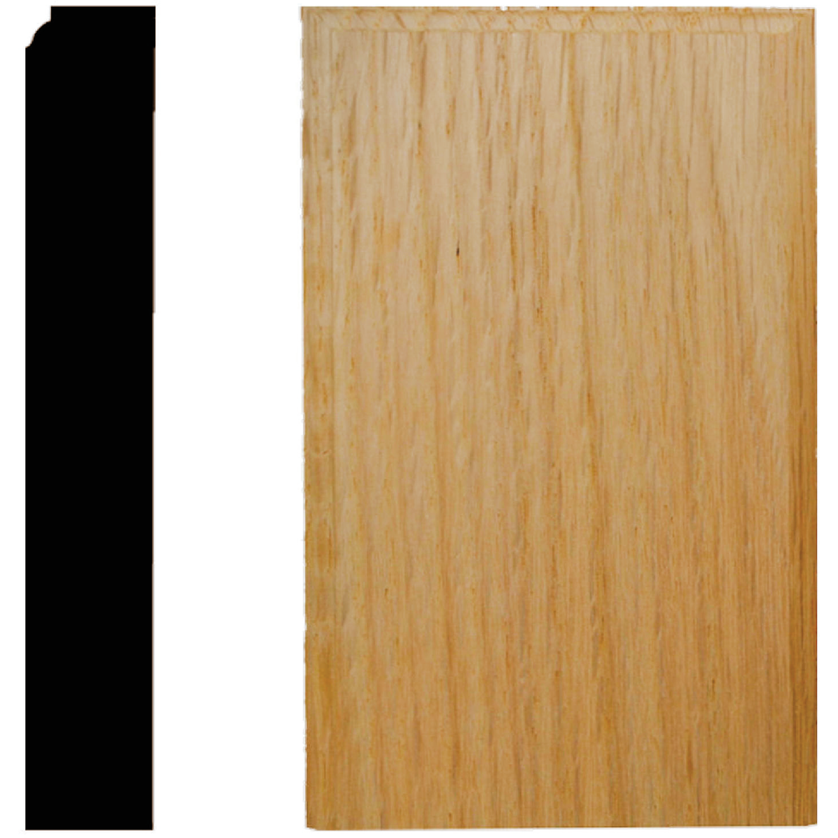 House of Fara 7/8 In. W. x 3-1/2 In. H. x 6 In. L. Oak Plinth Block