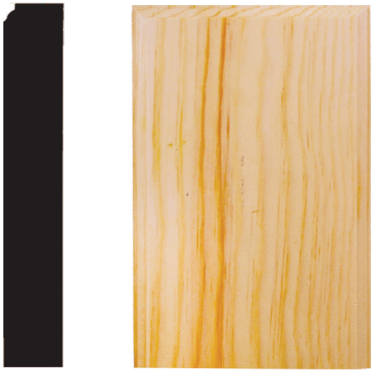 House of Fara 7/8 In. W. x 3-1/2 In. H. x 6 In. L. Pine Plinth Block