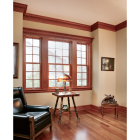 House of Fara 7/16 In. W. x 2-1/4 In. H. x 7 Ft. L. Natural Solid Oak Fluted Wood Casing Image 2