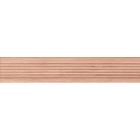 House of Fara 7/16 In. W. x 2-1/4 In. H. x 7 Ft. L. Natural Solid Oak Fluted Wood Casing Image 3