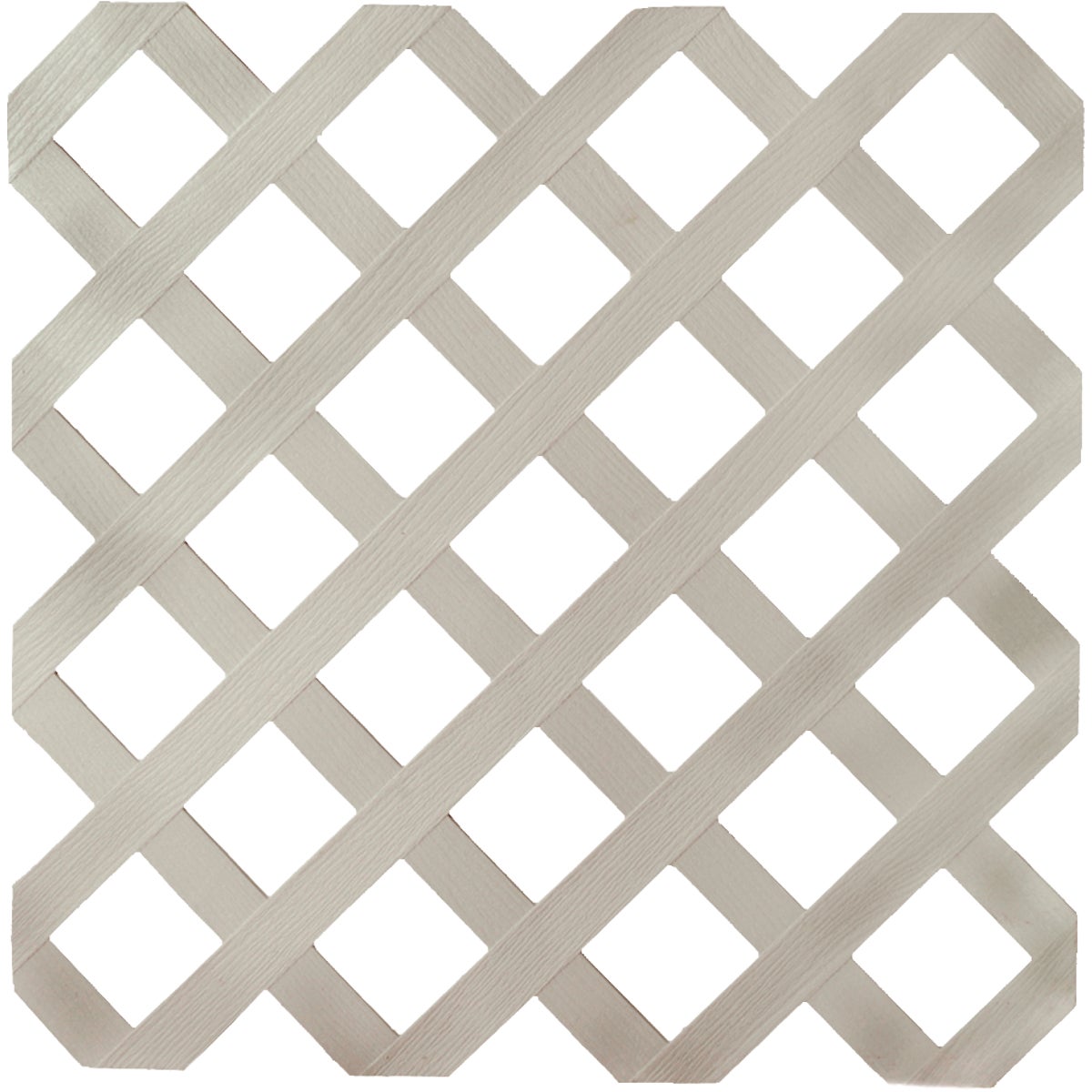 Deckorators 4 Ft. W x 8 Ft. L x 1/8 In. Thick Gray Vinyl Lattice Panel