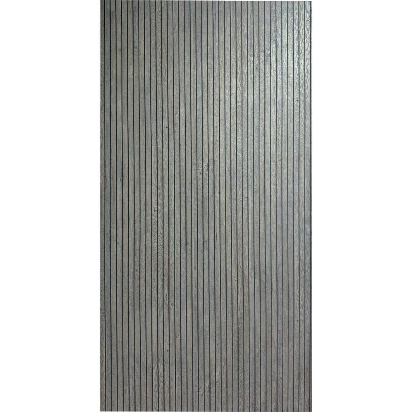 American Pacific 1/4 In. x 4 Ft. x 8 Ft. Fluted Smoked Acoustic Wall Panel Image 1