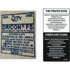 Louisville Ladder Elite 7 Ft. 8 In. to 10 Ft. 3 In. 22.5 In. x 54 In. Fire Retardant Door Aluminum Attic Stairs, 375 Lb. Load Image 2