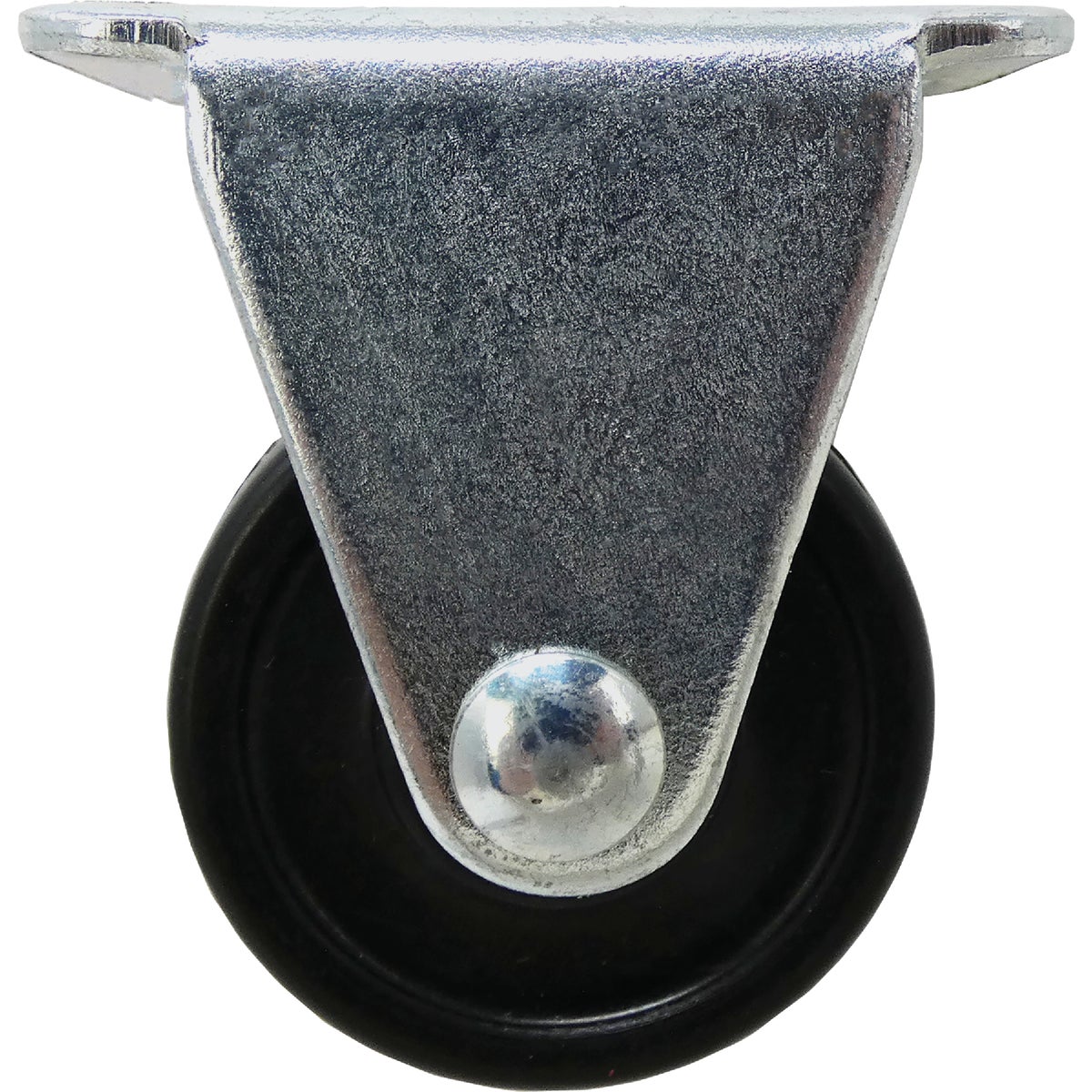 Shepherd Hardware 1-1/2 In. General-Duty Rubber Rigid Plate Caster