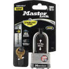 Master Lock 1-3/4 In. Laminated Stainless Steel Keyed Padlock with 1-1/2 In. Shackle Image 2