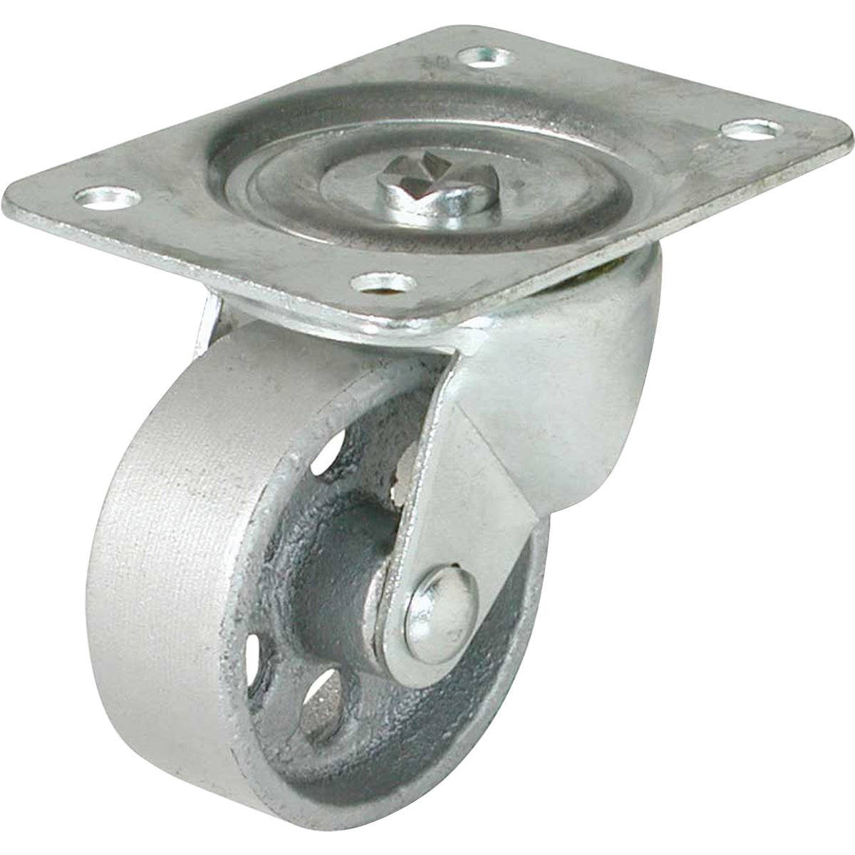 Shepherd Hardware 4 In. Cast-Iron General-Duty Swivel Plate Caster Image 1
