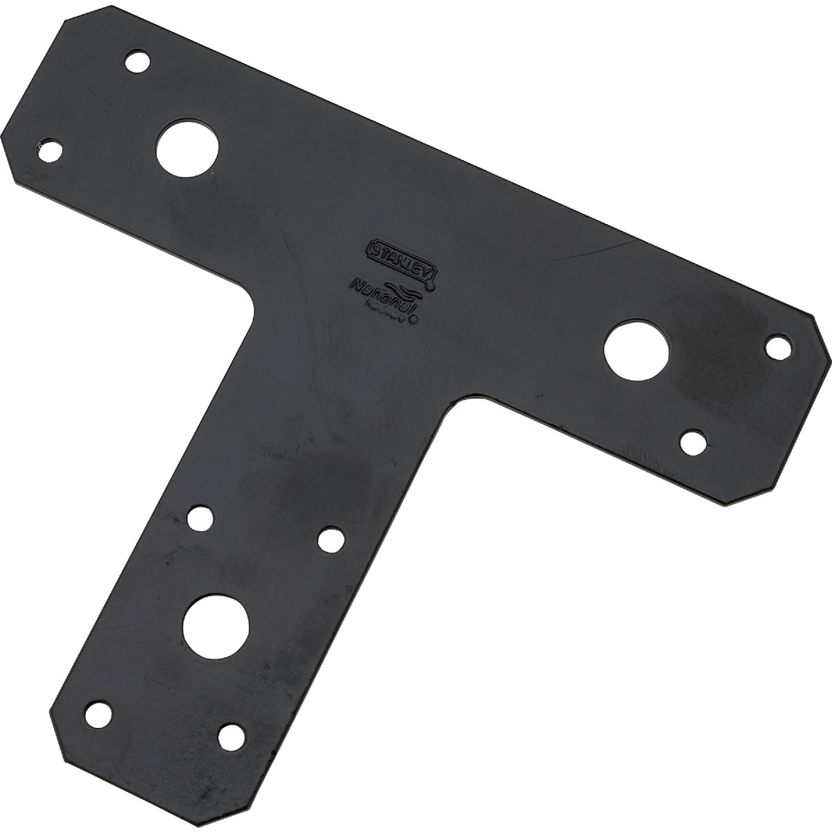 National Hardware 6 In. x 5 In. Black Heavy Duty T-Plate