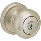 Kwikset Signature Series Satin Nickel Juno Entry Door Knob with SmartKey Image 6