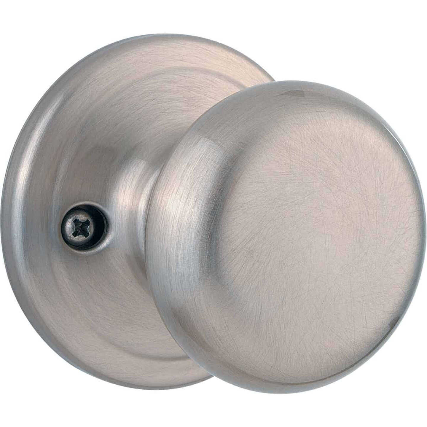 Kwikset Signature Series Satin Nickel Juno Dummy Door Knob Image 1