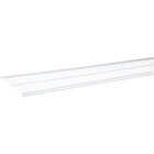 Organized Living FreedomRail 4 Ft. W. x 12 in. D Profile Ventilated Closet Shelf, White Image 2