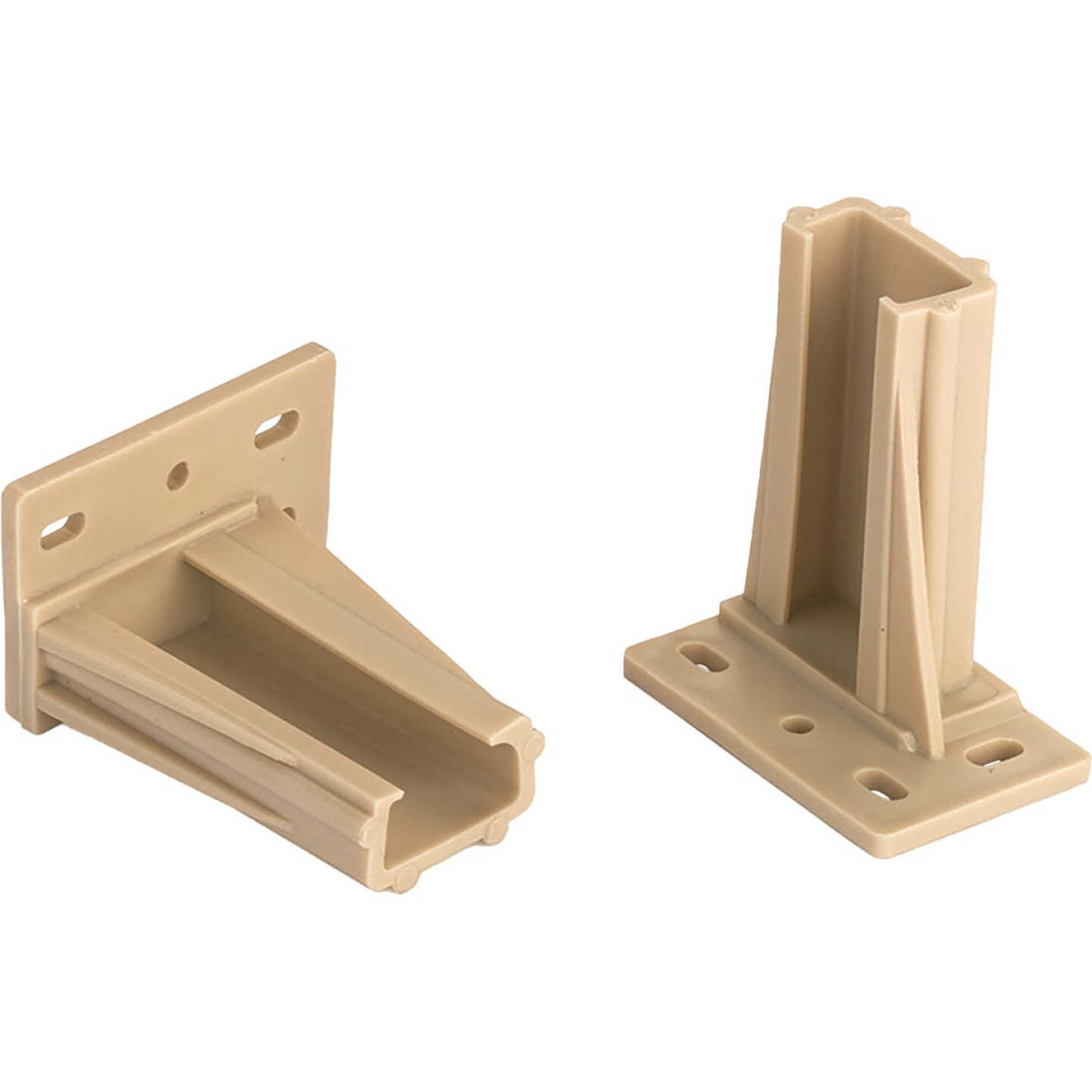Knape & Vogt 2-3/8" Plastic Drawer Slide Mounting Bracket (2-Pack) Image 1