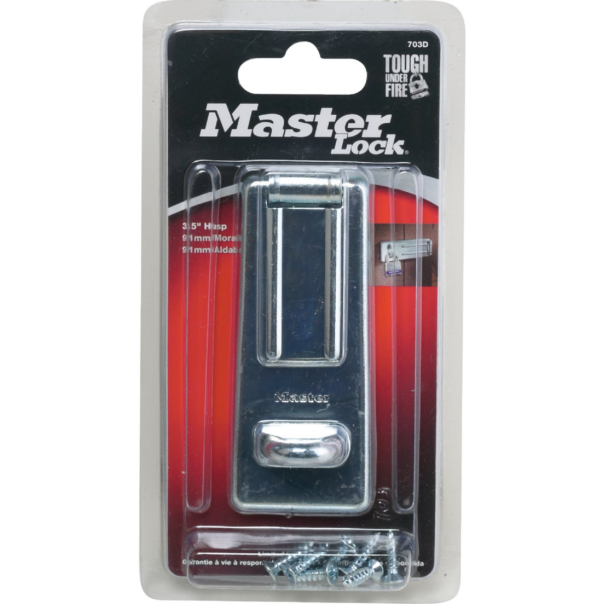 Master Lock 3-1/2 In. Steel Safety Hasp Image 2