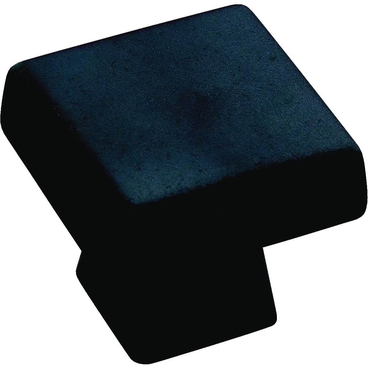 Amerock Blackrock 1.1875 In. Square Black Bronze Cabinet Knob Image 1