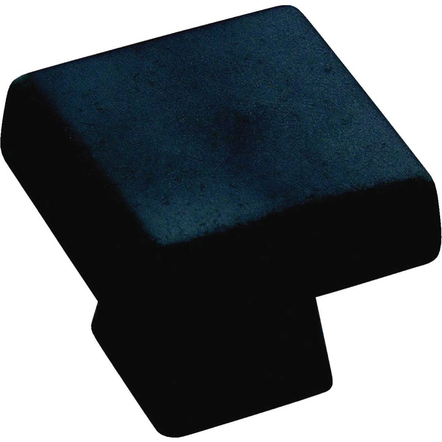 Amerock Blackrock 1.1875 In. Square Black Bronze Cabinet Knob Image 1