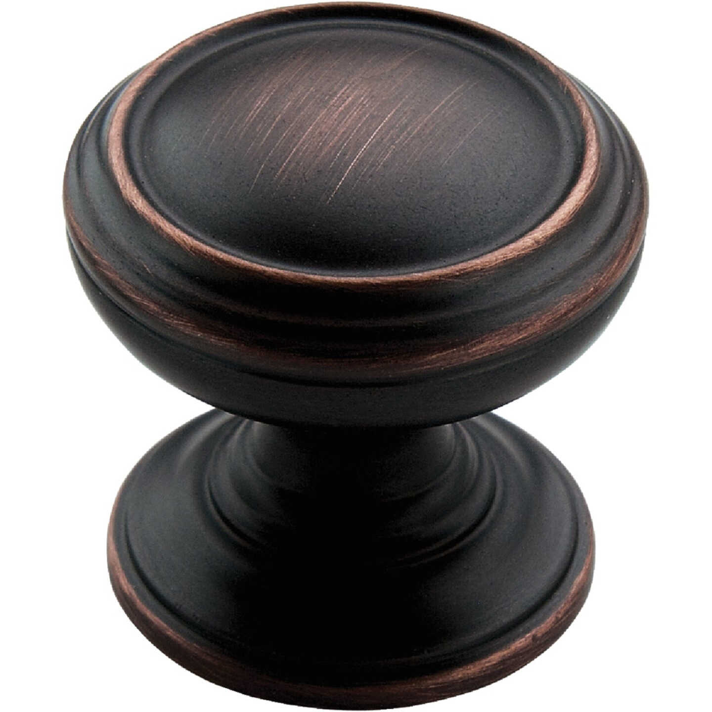 Amerock Revitalize Round Oil-Rubbed Bronze Cabinet Knob Image 1
