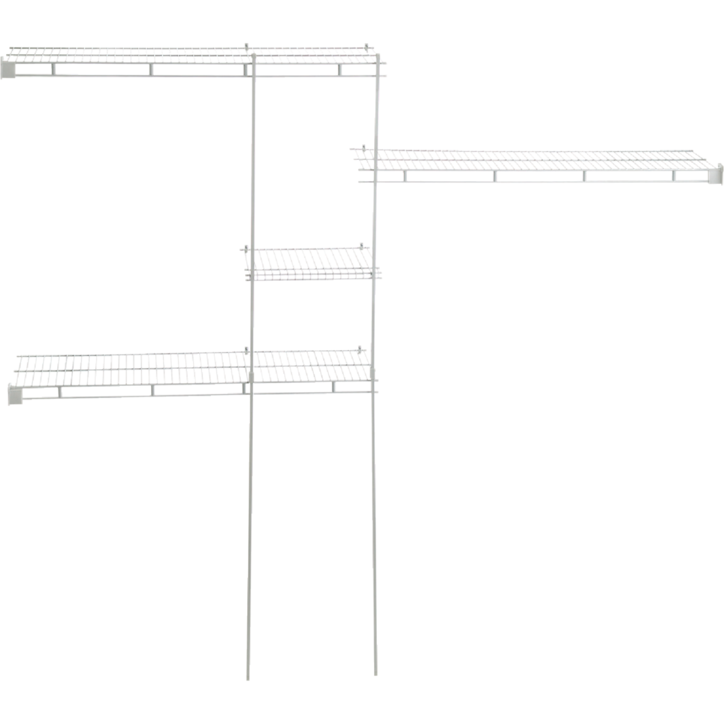 ClosetMaid 5 Ft. to 8 Ft. Shelf and Rod Closet System Image 1