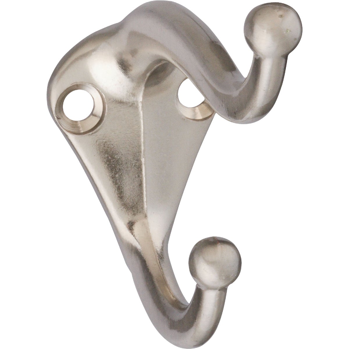 National Hardware Satin Nickel Coat & Hat Hook (2-Pack) Image 1