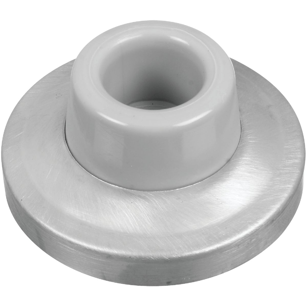 National Hardware Chrome Wall Door Stop Image 1