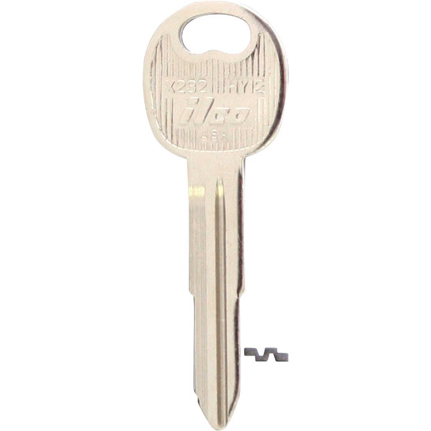 ILCO Hyundai Nickel Plated Automotive Key, HY12 / X232 (10-Pack) Image 1