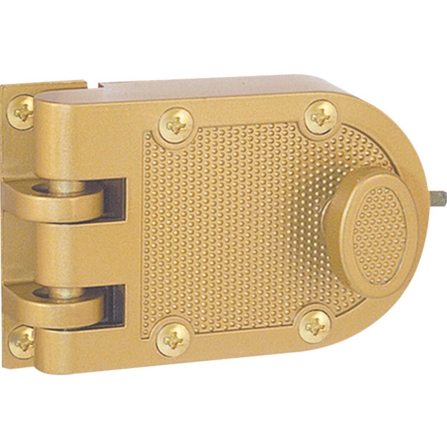 Defender Security Brass Single Cylinder Single Rim Deadlock, Jimmy-Resistant Image 3